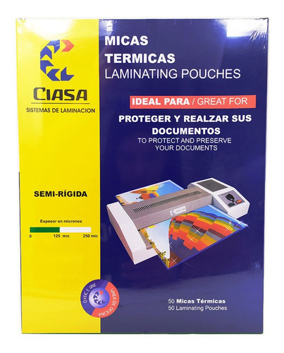 Mica Termica Ciasa Paquete Con 50 Piezas Carta 5 Mm