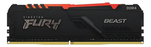 Memória Ram Kingston Fury Beast Rgb 32gb 2666mhz Ddr4 Ram Nova