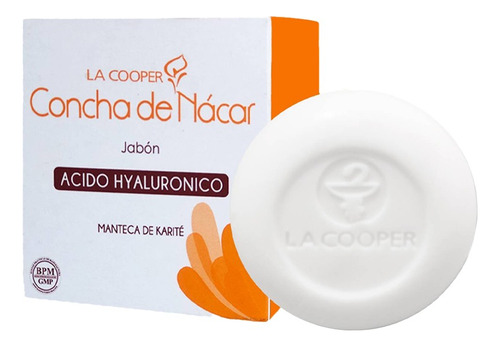 Jabón Concha De Nácar Y Ácido Hialurónico La Cooper