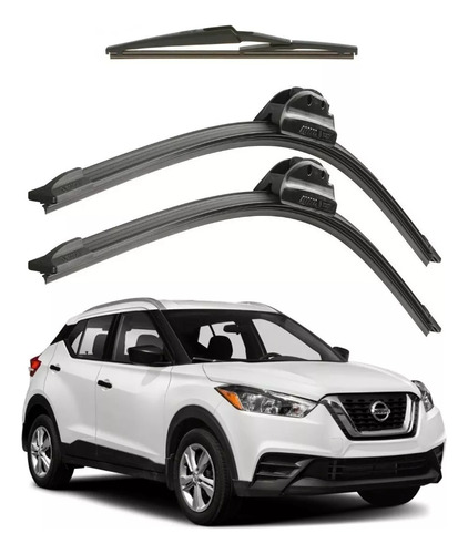 3 Plumas Limpiaparabr Bosch Nissan Kicks 2017 2018 2019 2020