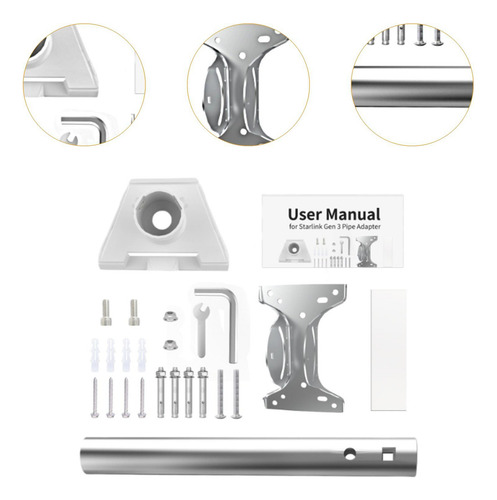 Soporte De Montaje En Pared Para Techo Kit De Montaje Fácil