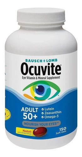 Ocuvite Suplemento De Vitaminas Y Minerales +50 ( 150 Cap)