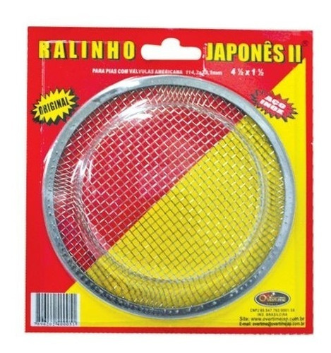 Ralo P/ Tanque/lavatorio/pia Japonês Grande Aço Inox