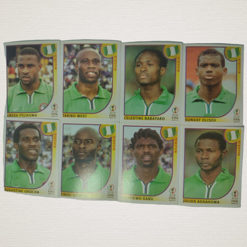 Estampas Panini Korea Japón 2002 Selección Nigeria