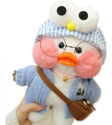 30cm Coreano Netred Vestindo A Boneca Amarela Do Pato Do Áci
