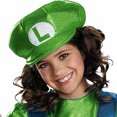 Disfraz De Luigi Versión Falda, Talla Grande (10-12)