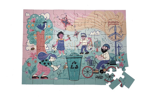 Imagen 6 de 9 de 2 Eco Rompecabezas - Arte - 60 Piezas Fundación Garrahan E