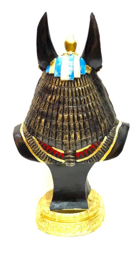 Anubis Busto Figura Resina Naciona 22 Cm