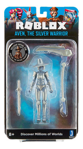 Roblox - Boneco Aven - The Silver Warrior