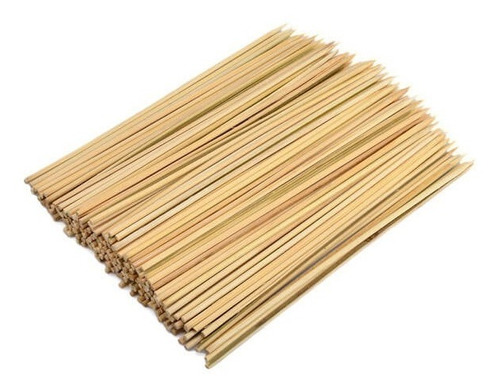 Palitos Brochettes Bamboo 18 Cm Largo (pack X 100 Unidades)