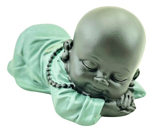 Figura Decorativa Chica Niño Buda Dormido 6cm Deco Zen Zn 
