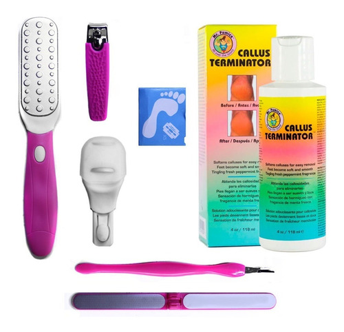           Kit Pedicure + Removedor De Callos Mr. Pumice Cvl