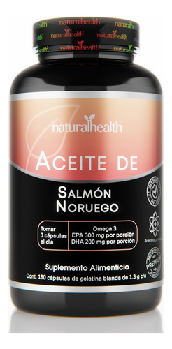 Natural Health Aceite De Salmon 180 Caps