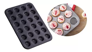 Molde X24 Mini Muffins Antiadherente Cupcakes Magdalenas