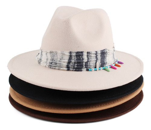 Mujer Moda Imitación Trilby Sombrero Sombrero