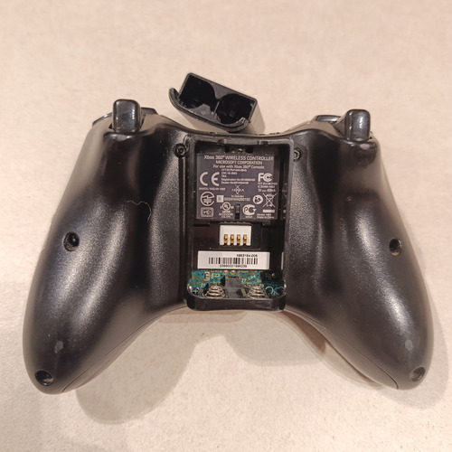 Xbox360 Joystick Original Negro Microsoft X 360 Negro (Usado)