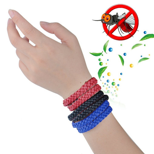 Repelente De Mosquitos 250hr Camping Pulsera Insecto Natural