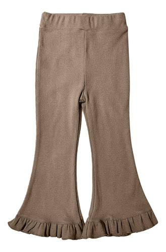 Pantalones Acampanados Para Niñas, Bonitos, Suaves Y Elástic