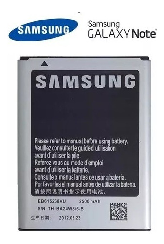 Bateria Pila Samsung Galaxy Note 1 N7000 I9220 Entrega Pers