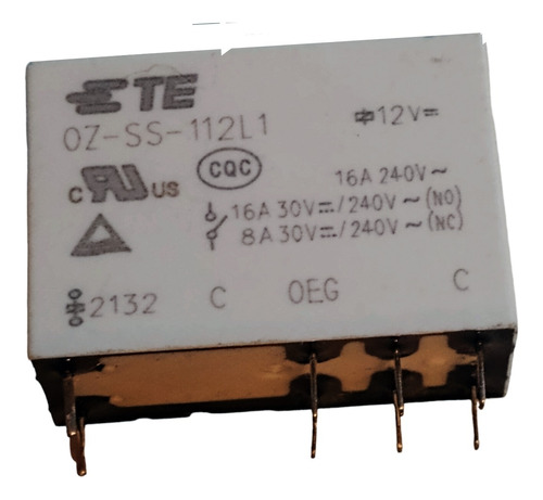 Relay - Rele 8 Pines Oz-ss-112l1 De 12v. 16a-30v /8a-30v.