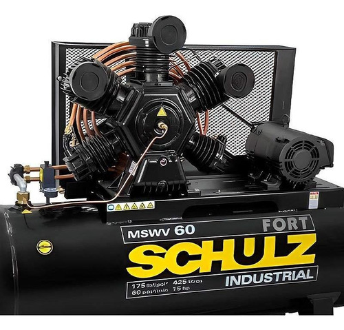 Compressor de ar elétrico Schulz Fort MSWV 60/425 425L 15hp 220V