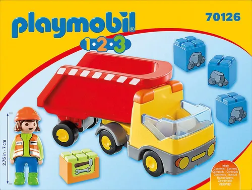 Camión Volquete Playmobil 1.2.3