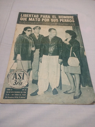 Revista Asi 53 Accidente Trenes Brasil - Di Stéfano 1966 
