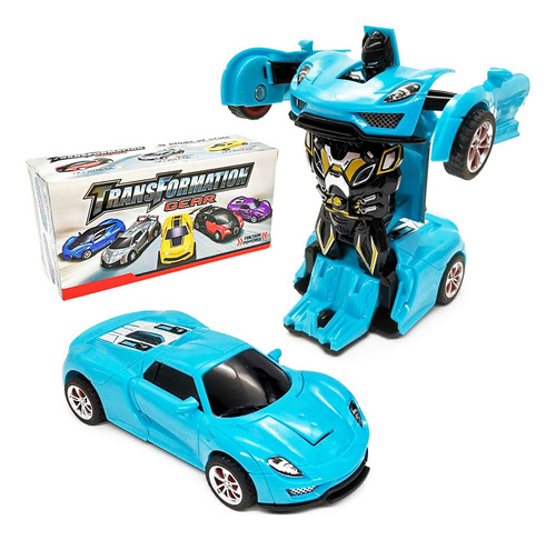 Transforming Toys Car - Robot Car Toy 2 En 1 Deformación...