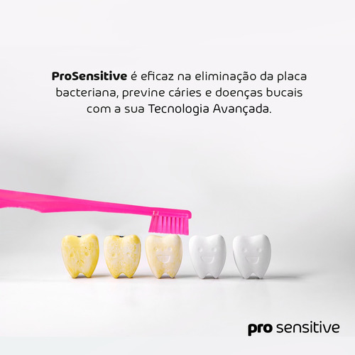 Kit Com 12 Escovas De Dente Pro Sensitive Cerdas 6580