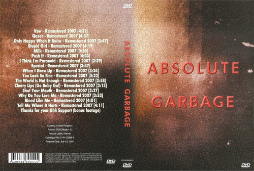 Garbage - Absolute Garbage Dvd