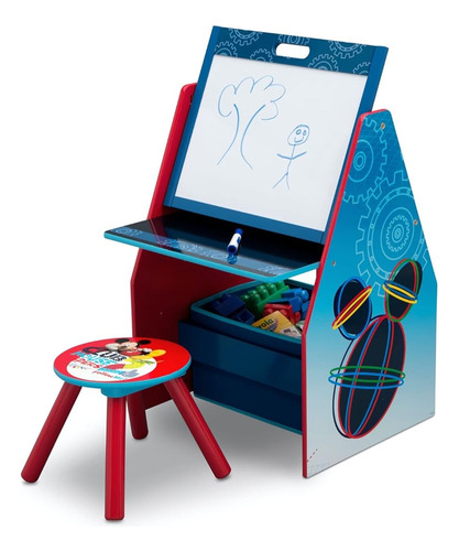 Caballete Y Estación De Juegos Para Niños