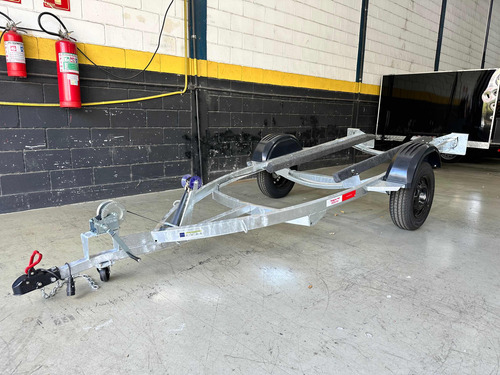 Carretinha Para Jet Ski Galvanizada Com Eixo Torção Mariner