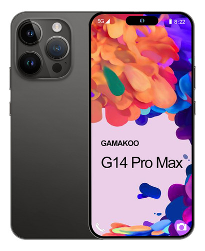 Smartphone Desbloqueado Gamakoo G14 Pro Max 5g, 7, 256 Gb, A