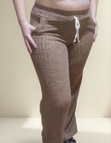 Pantalòn Palazzo De Lanilla Morley Con Bolsillos