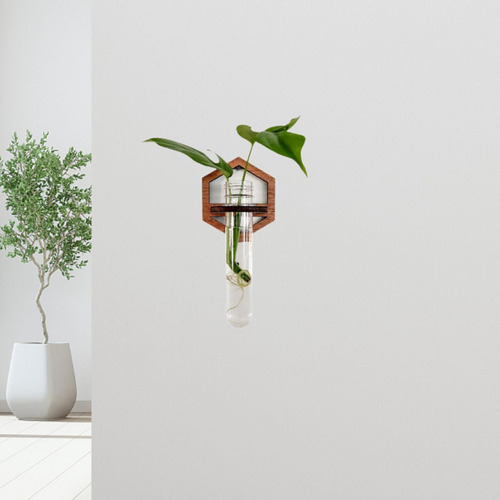 Estante De Madera Para Colgar En La Pared Estante Hexagonal