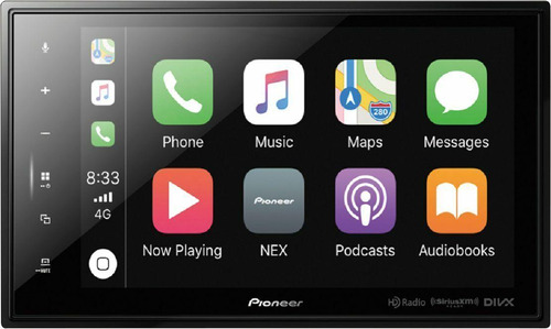 Receptor Multimedia Digital Pioneer De 8'' Con Pantalla