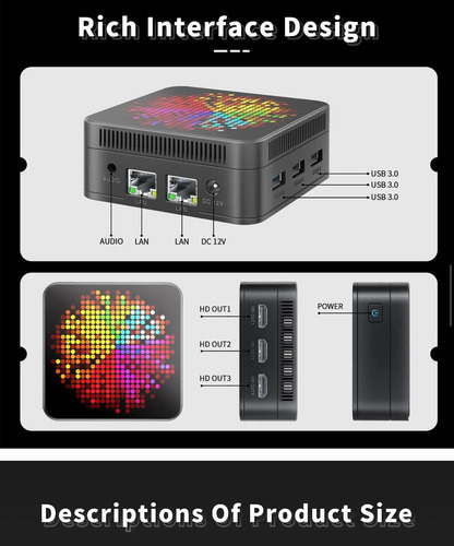 Mini Pc Intel N100 Ddr4 4 Core Smart Mini Pc 16gb 512gb