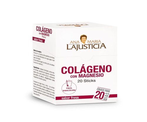 Colágeno Con Magnesio X20 Fresa Ana María