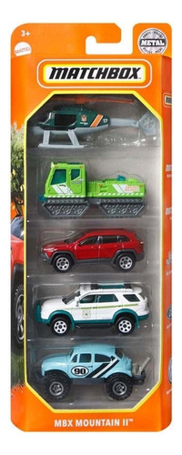 Mountain Ii Pack Com 5 Matchbox - Mattel C1817-hfh07