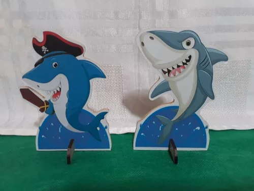 Fundo do mar - tubarão shark - display festa decoração - BOLA DE NEVE - Kit  Decoração de Festa - Magazine Luiza