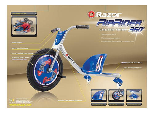 Razor Riprider Triciclo De Ruedas 360