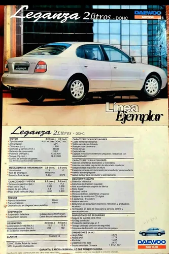 Daewoo Leganza 2.0 Cdx