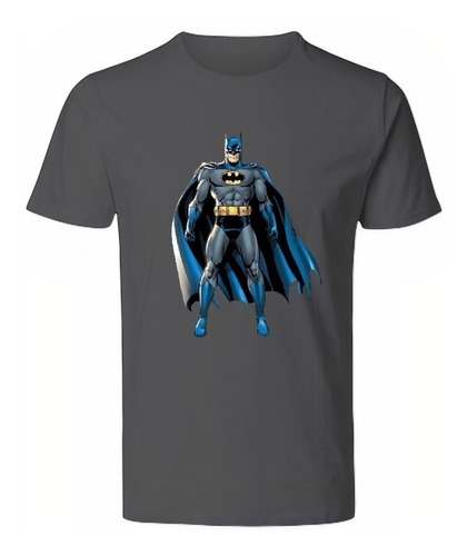 Polera Batman Clasico Dc Comics Estampadas Algodon   