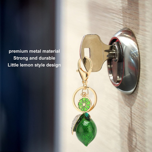 Little Lemon Keyring Metal Fuerte Little Lemon Llavero Limón