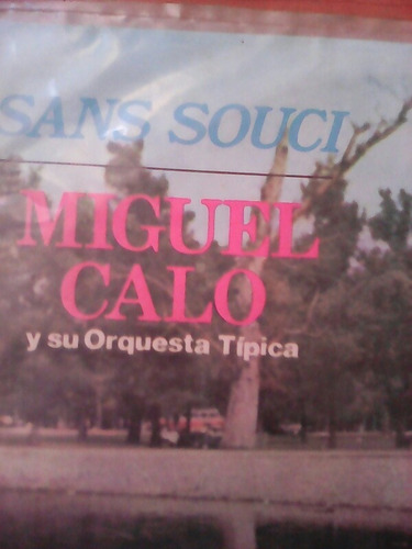 Disco Lp Sans Souci / Miguel Caló / Tango / Odeon