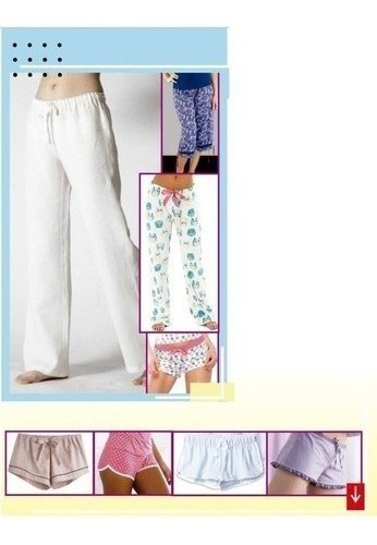 Patrones Moldes Imprimibles Pijamas Pantalones 4 Modelos