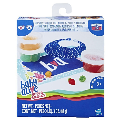 Kit De Refil Comidinha Massinha Para Baby Alive Hasbro