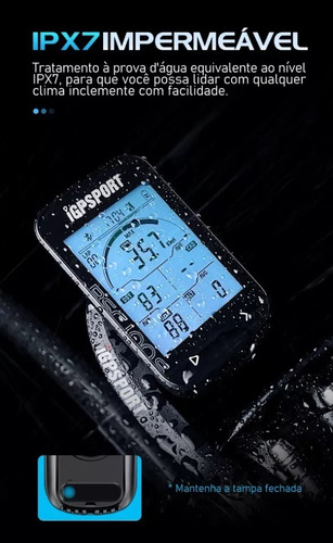 Gps Igpsport Bsc100s Ciclocomputador Mtb E Speed P/ Strava