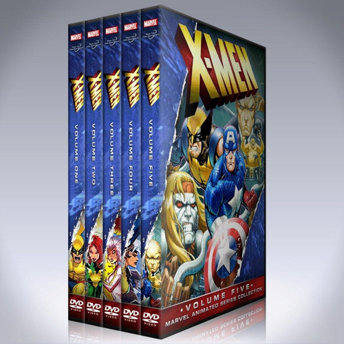 X Men 90s Serie Retro Completa 1-5 Latino Dvd Para Coleccion