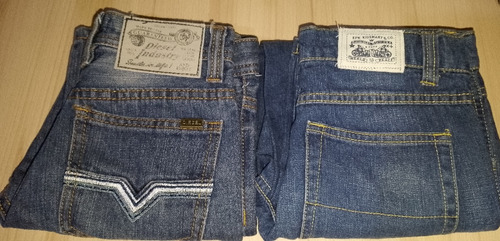 Pantalones Jeans Usados Para Niños Talla 8.